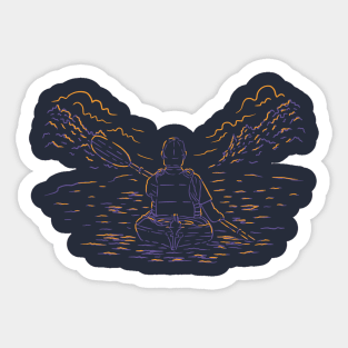 Solitude Serenade Sticker